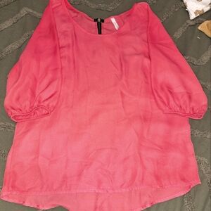 🌼 5/$25 S Coral Blouse